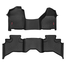 Covorașe Față și Spate pe Consolă pe Jumătate de Lungime, Rough Country Quad Cab, Dodge RAM 1500 2009 - Prezent - EDK.ro