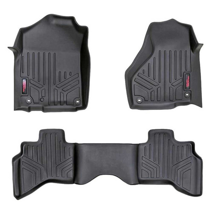 Covorașe Față și Spate pe Toată Lungimea Consolei, Rough Country Quad Cab, Dodge RAM 1500 2009 - Prezent - EDK.ro
