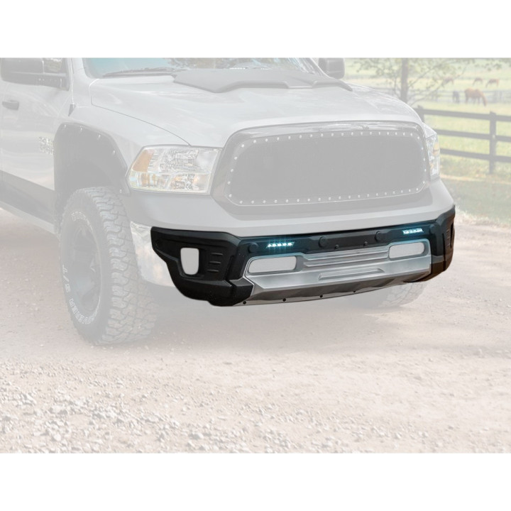Off-Road Bullbar, Air Design Bumper Guard with LED Lights, Dodge RAM 1500 2009 - Present - EDK.ro