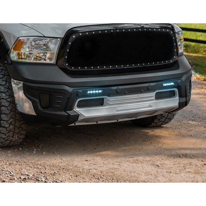 Off-Road Bullbar, Air Design Bumper Guard with LED Lights, Dodge RAM 1500 2009 - Present - EDK.ro