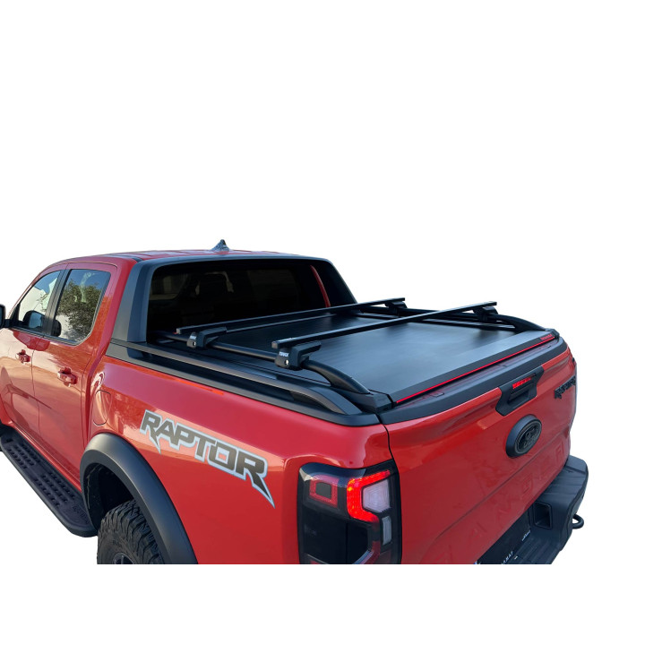 Spring Assisted Roll Top Tonneau Bed Cover, Tessera 4x4 Roll+, Ford Ranger Wildtrak Double Cab 2023 - Present - EDK.ro
