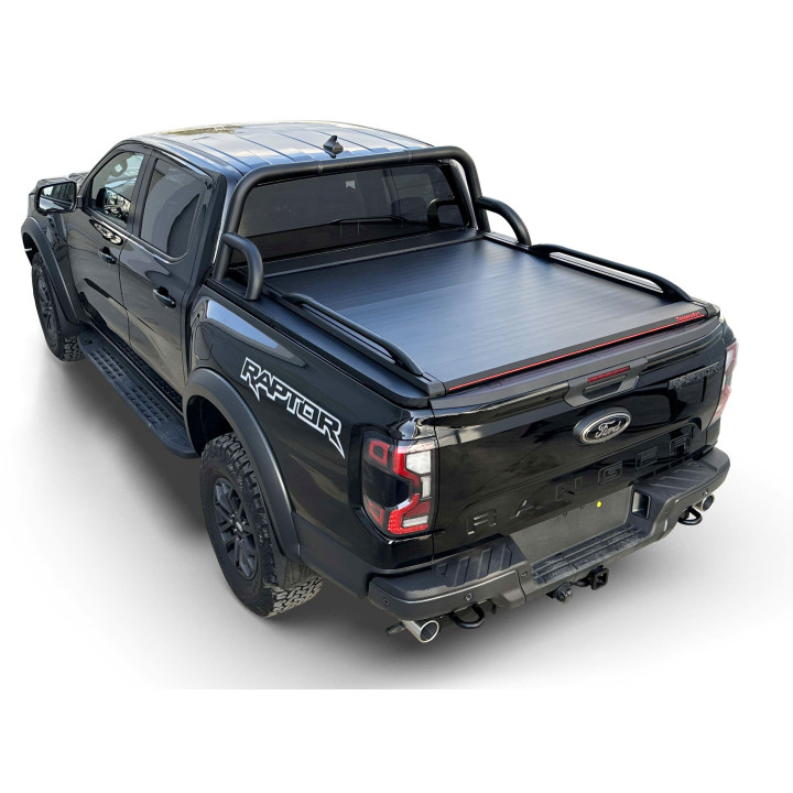 Spring Assisted Roll Top Tonneau Bed Cover, Tessera 4x4 Roll+, Ford Ranger Limited Double Cab 2023 - Present - EDK.ro