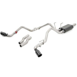 Dual Exhaust System, Rough Country Cat Back, Dodge RAM 1500 2009 - Present - EDK.ro