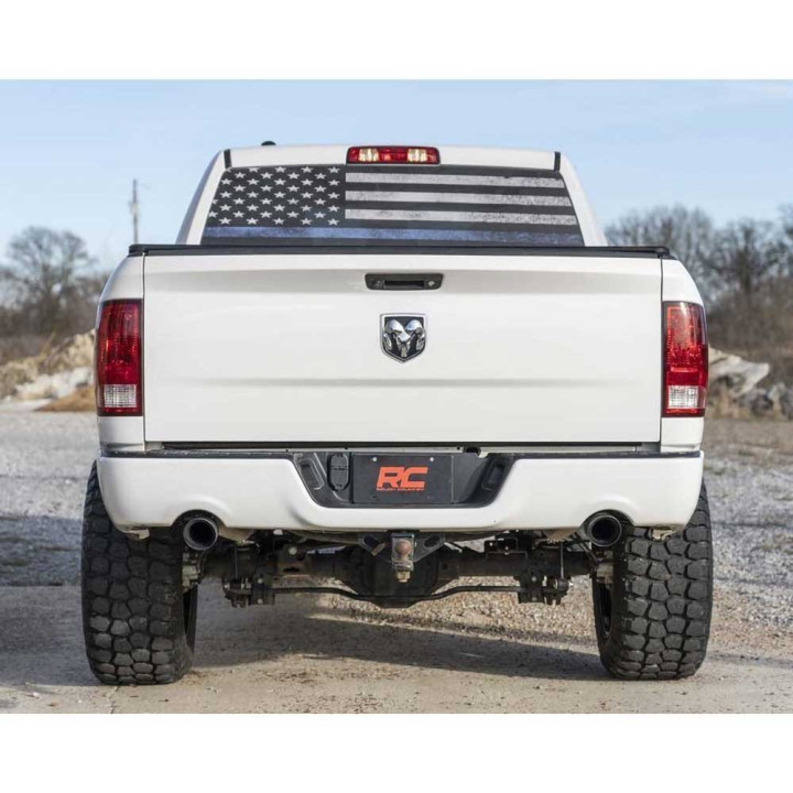 Dual Exhaust System, Rough Country Cat Back, Dodge RAM 1500 2009 - Present - EDK.ro