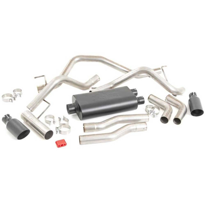 Sistem de Evacuare Dublu, Rough Country Cat Back, Dodge RAM 1500 2009 - Prezent - EDK.ro