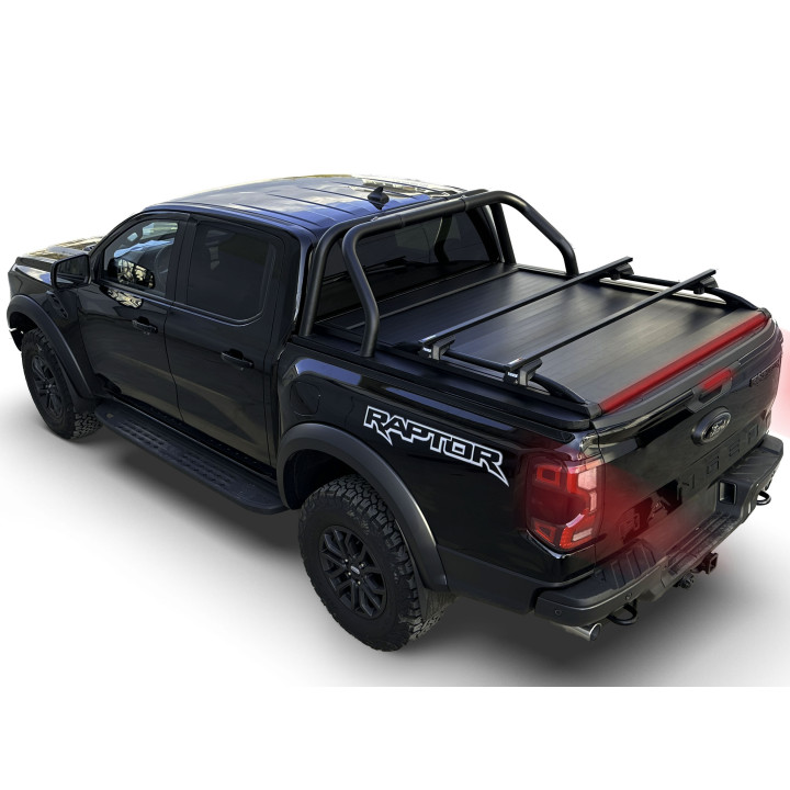 Spring Assisted Roll Top Tonneau Bed Cover, Tessera 4x4 Roll+, Ford Ranger Limited Double Cab 2023 - Present - EDK.ro