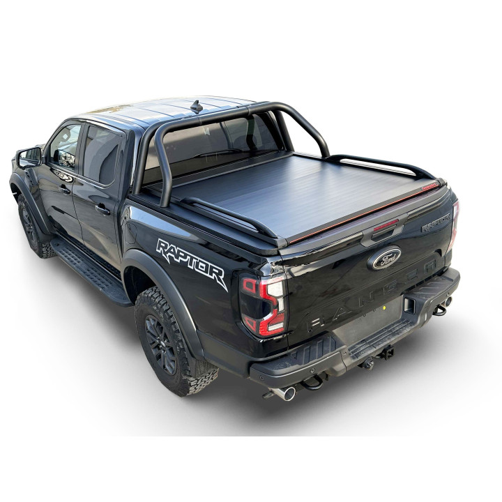Spring Assisted Roll Top Tonneau Bed Cover, Tessera 4x4 Roll+, Ford Ranger Limited Double Cab 2023 - Present - EDK.ro