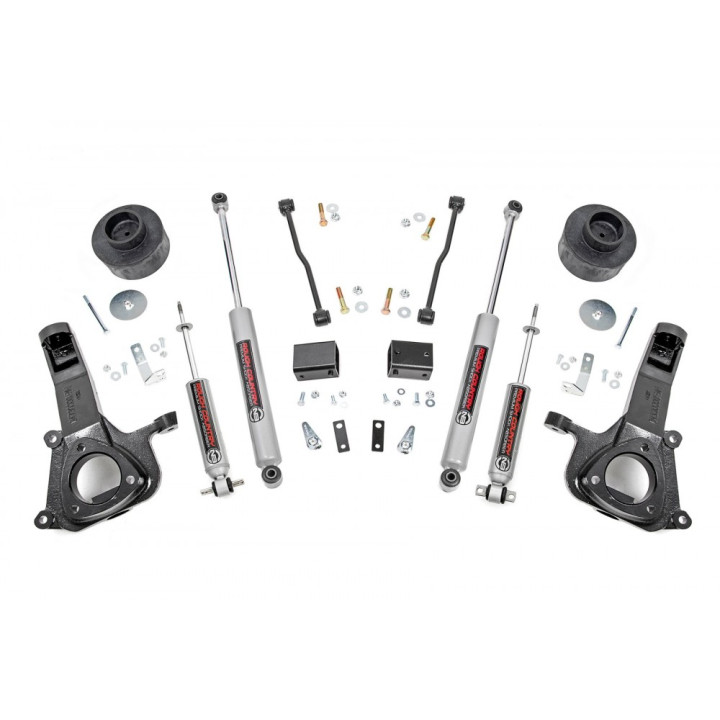 Kit de Ridicare, Rough Country 2WD Lift 4 Inch, Dodge RAM 1500 2009 - Prezent - EDK.ro