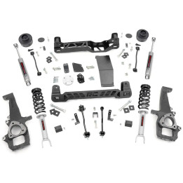 Kit Suspensie de Ridicare cu Amortizoare N3, Rough Country Lift 4 Inch, Dodge RAM 1500 2009 - Prezent - EDK.ro