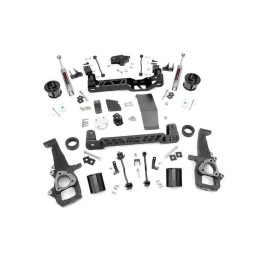 Suspension Lift Kit with N3 Shock Absorbers, Rough Country Lift 6 Inch, Dodge RAM 1500 2009 - Present - EDK.ro