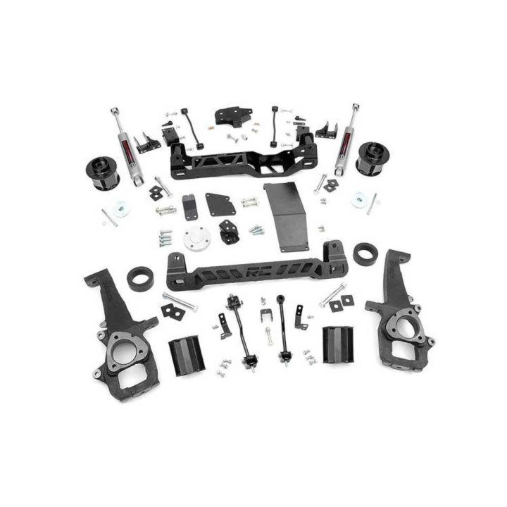 Kit Suspensie de Ridicare cu Amortizoare N3, Rough Country Lift 6 Inch, Dodge RAM 1500 2009 - Prezent - EDK.ro