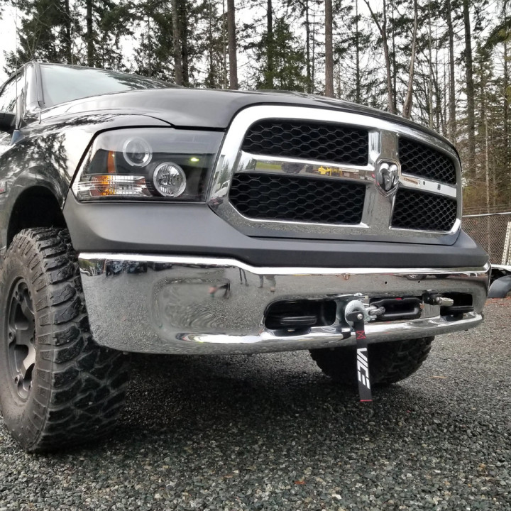 Hidden Winch Mount, Vice Design, Dodge RAM 1500 2009 - Present - EDK.ro