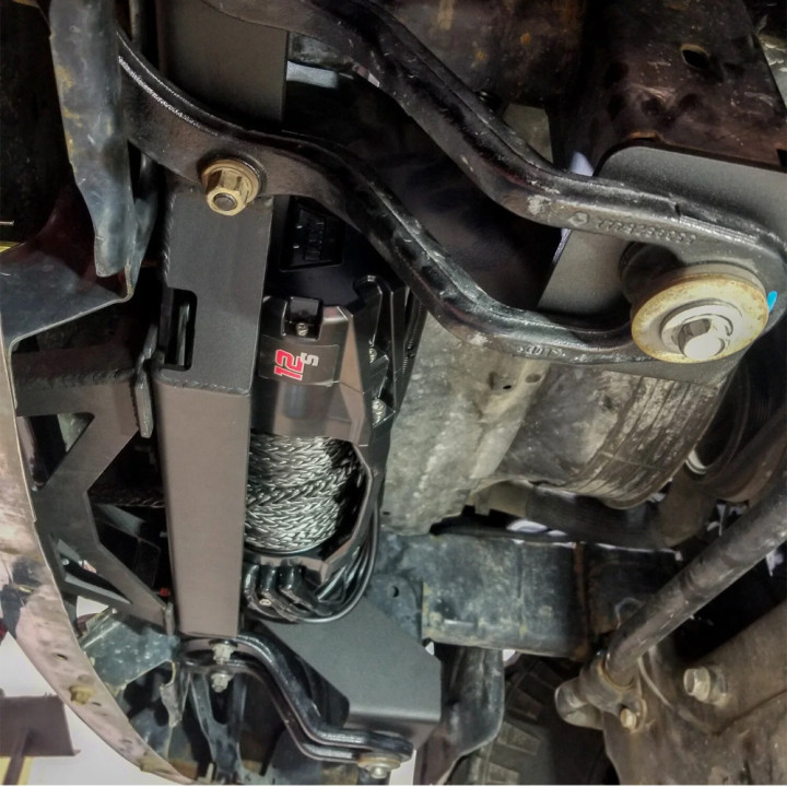 Hidden Winch Mount, Vice Design, Dodge RAM 1500 2009 - Present - EDK.ro