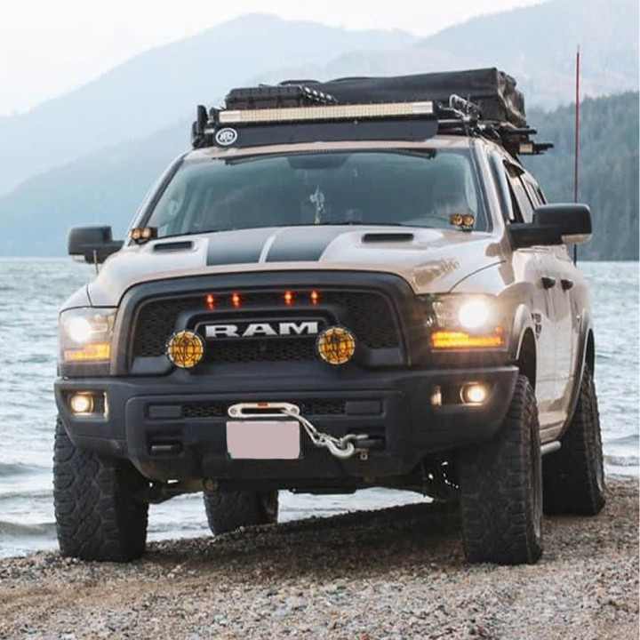 Hidden Winch Mount, Vice Design, Dodge RAM 1500 2009 - Present - EDK.ro