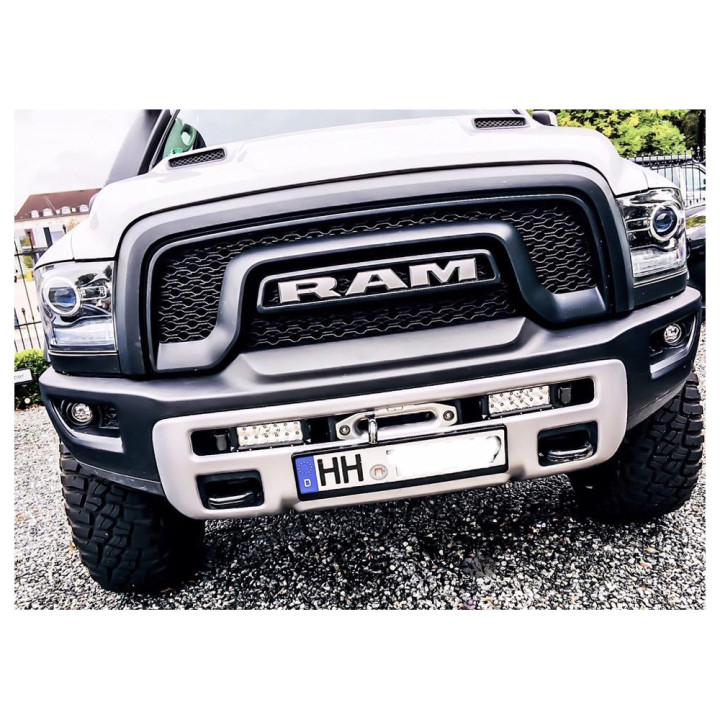 Hidden Winch Mount, Vice Design, Dodge RAM 1500 2009 - Present - EDK.ro