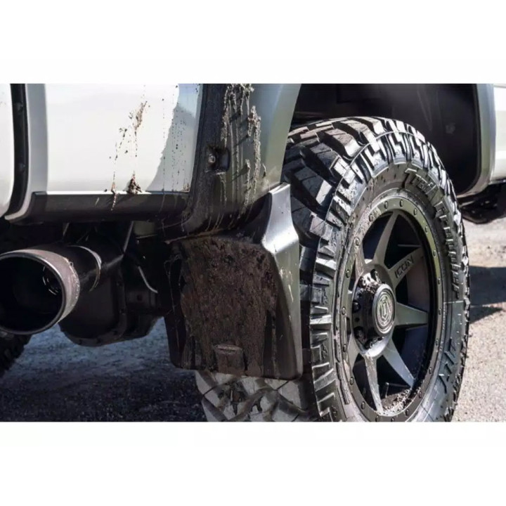 Rear Trail Armor Mud Flaps, Bushwacker, Dodge RAM 1500 2009 - Present - EDK.ro