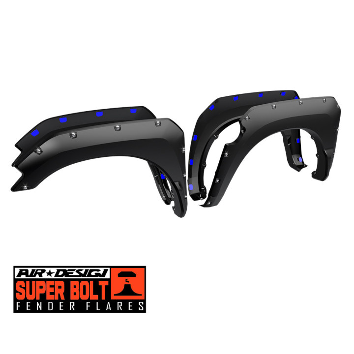 Extensii Aripi Față și Spate, Air Design Super Bolt, Dodge RAM 1500 2009 - Prezent - EDK.ro