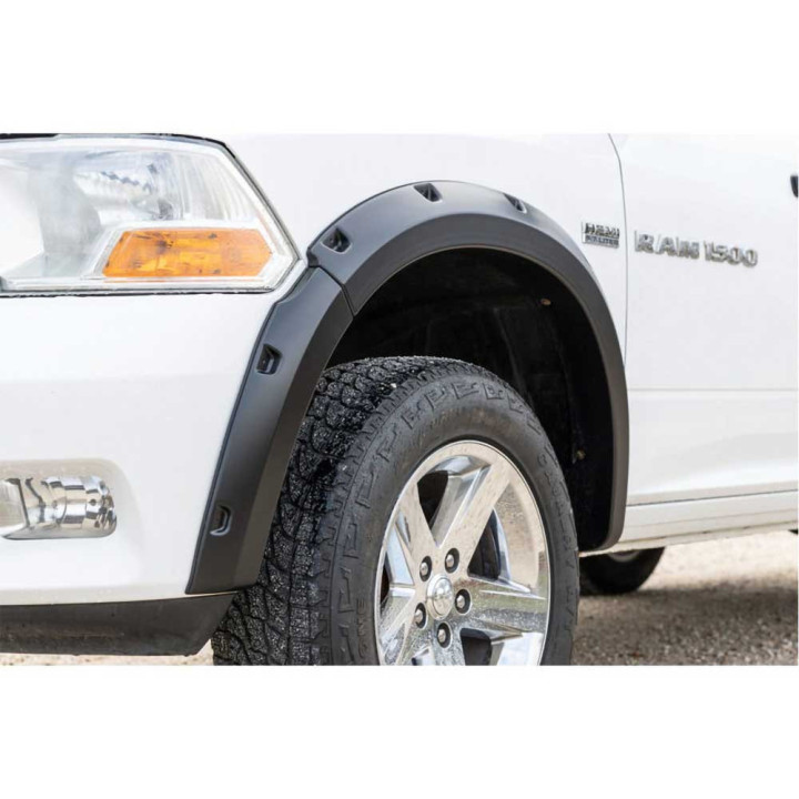 Front and Rear Fender Flares, Rough Country Pocket, Dodge RAM 1500 2009 - Present - EDK.ro