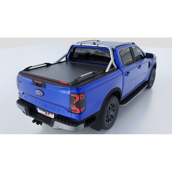 Spring Assisted Roll Top Tonneau Bed Cover, Tessera 4x4 Roll+, Ford Ranger Limited Double Cab 2023 - Present - EDK.ro