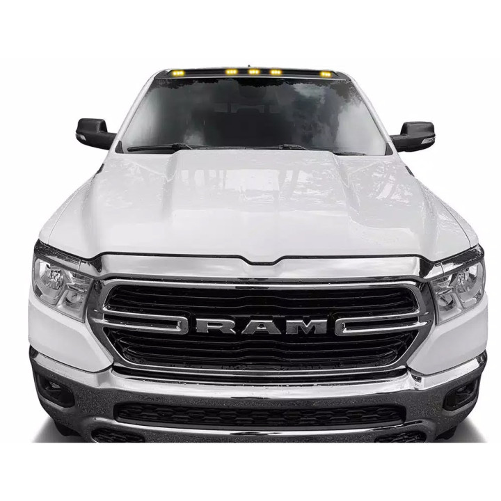 EC Approved LED Marker Lights Integration Kit for Windshield, Husky Liners AeroCab, Dodge RAM 1500 2009 - Present - EDK.ro