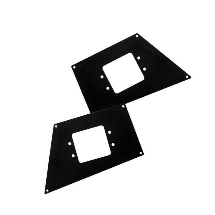 EC Approved LED Projector Integration Kit for Front Bumper, Go Rhino Light plates for front BR5 bumper Flush, Dodge RAM 1500 / F