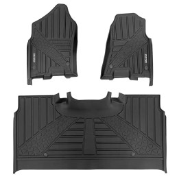 Front and Rear Floor Mats, Rough Country Flex-Fit Crew Cab, Dodge RAM 1500 2019 - 2024 - EDK.ro