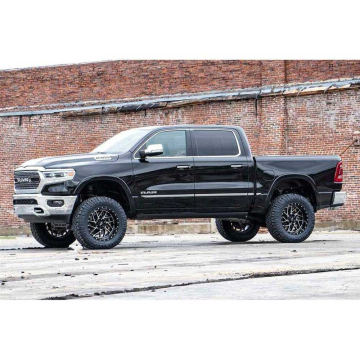 Kit Suspensie de Ridicare 22xl Air Ride cu Amortizoare N3, Rough Country Mare Bore Lift 5 Inch, Dodge RAM 1500 2019 - 2024 - EDK