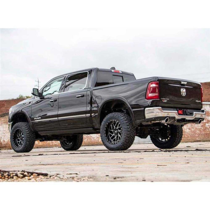 Kit Suspensie de Ridicare 22xl Air Ride cu Amortizoare N3, Rough Country Mare Bore Lift 5 Inch, Dodge RAM 1500 2019 - 2024 - EDK