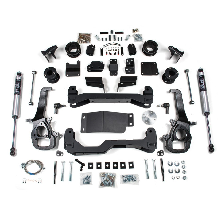 Suspension Lift Kit Air Ride with Fox Shock Absorbers, BDS Suspension Standard Bore Lift 4 Inch, Dodge RAM 1500 2019 - 2024 - ED