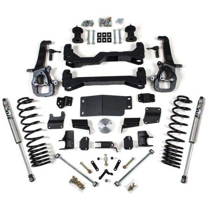 Kit Suspensie de Ridicare cu Amortizoare Fox, BDS Suspension Mare Bore Lift 4 Inch, Dodge RAM 1500 2019 - 2024 - EDK.ro