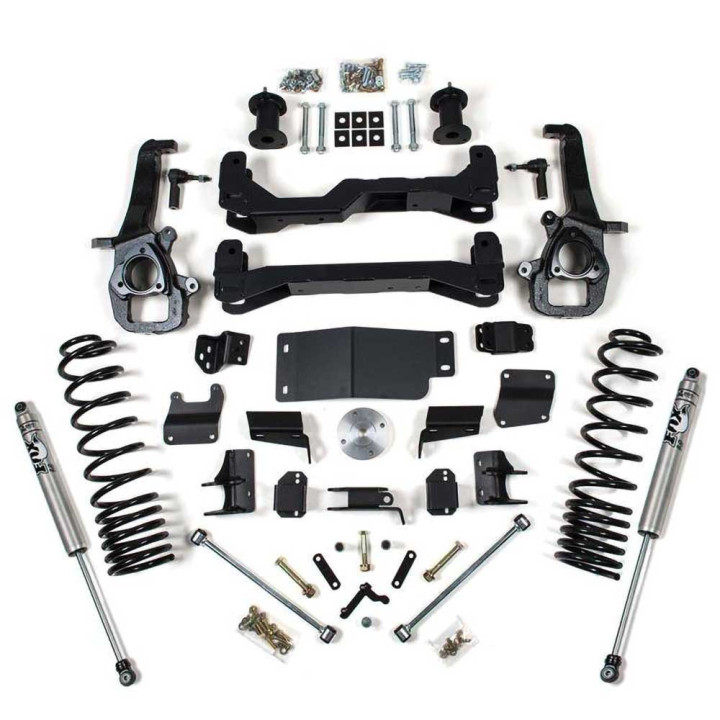 Kit Suspensie de Ridicare cu Amortizoare Fox Performance 2.0 IFP, BDS Suspension Standard Bore Lift 4 Inch, Dodge RAM 1500 2019 