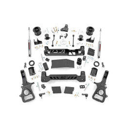 Suspension Lift Kit with N3 Shock Absorbers, Rough Country Lift 6 Inch, Dodge RAM 1500 2019 - 2024 - EDK.ro