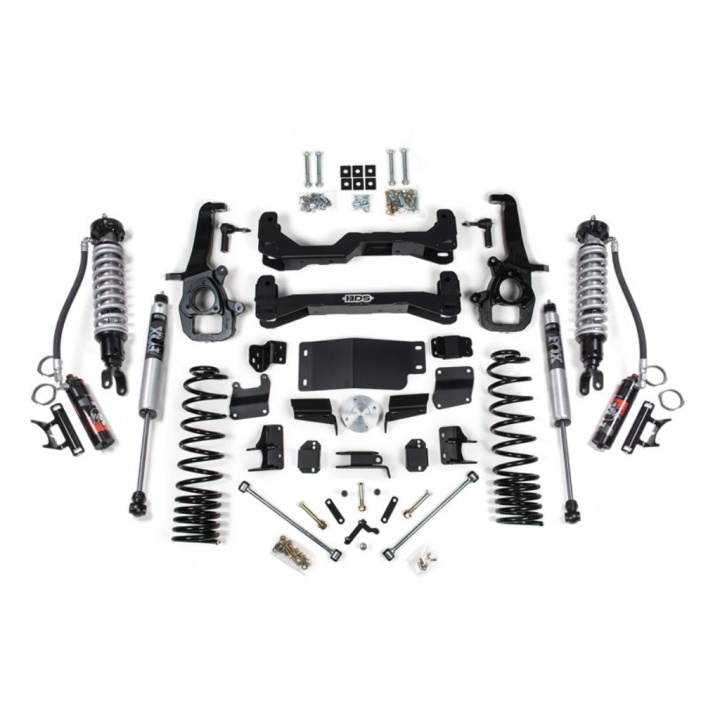 Kit Suspensie de Ridicare cu Suspensii Reglabile în Stil Fox 2.5 Performance Elite, BDS Suspension 4WD Mare Bore Lift 4 Inch, Dodge RAM 1500 2019 - 2024 - EDK.ro