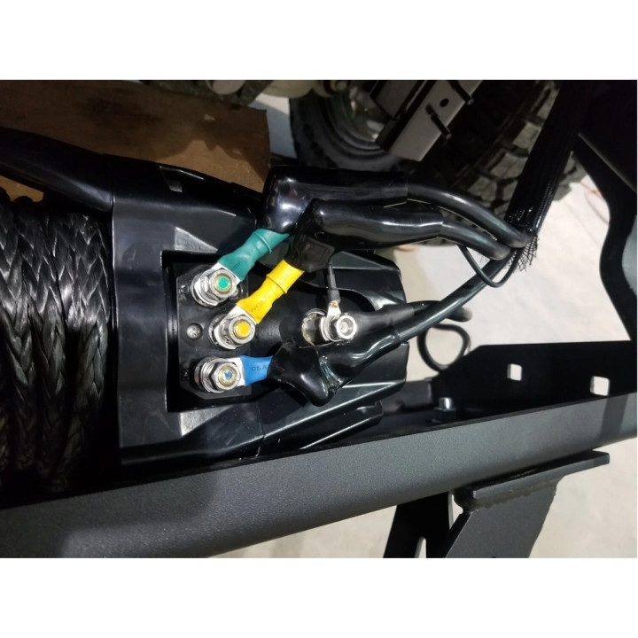 Kit de Relocare a Cutiei de Control Warn VR Evo pentru Barele de Protecție Accesorii, Vice Design, Dodge RAM 1500 2019 - 2024 - 