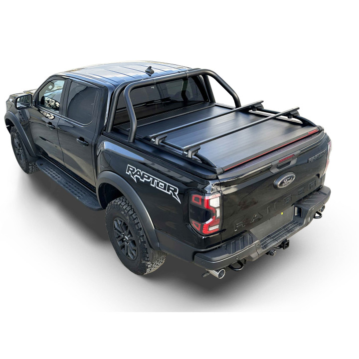 Spring Assisted Roll Top Tonneau Bed Cover, Tessera 4x4 Roll+, Ford Ranger Raptor Double Cab 2023 - Present - EDK.ro