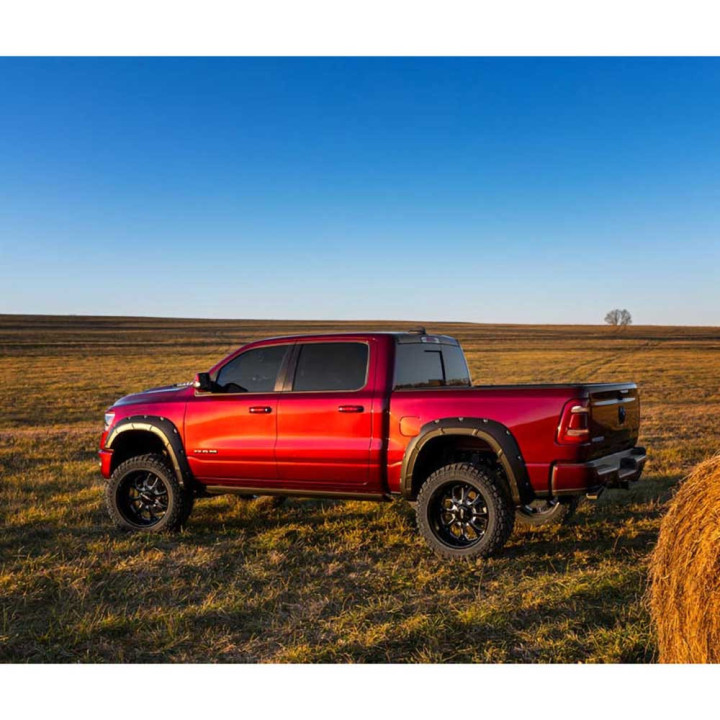 Front and Rear Fender Flares, Rough Country Defender, Dodge RAM 1500 2019 - 2024 - EDK.ro