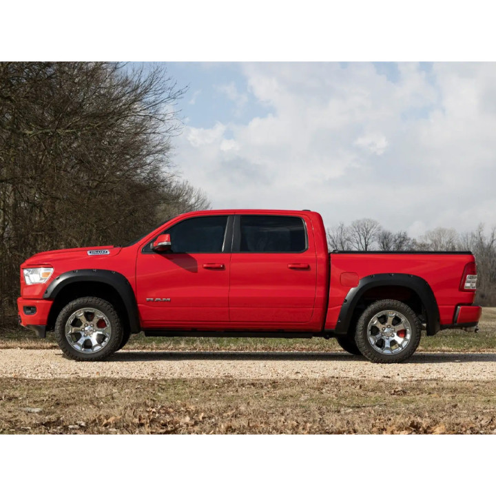 Front and Rear Fender Flares, Rough Country Pocket, Dodge RAM 1500 2019 - 2024 - EDK.ro