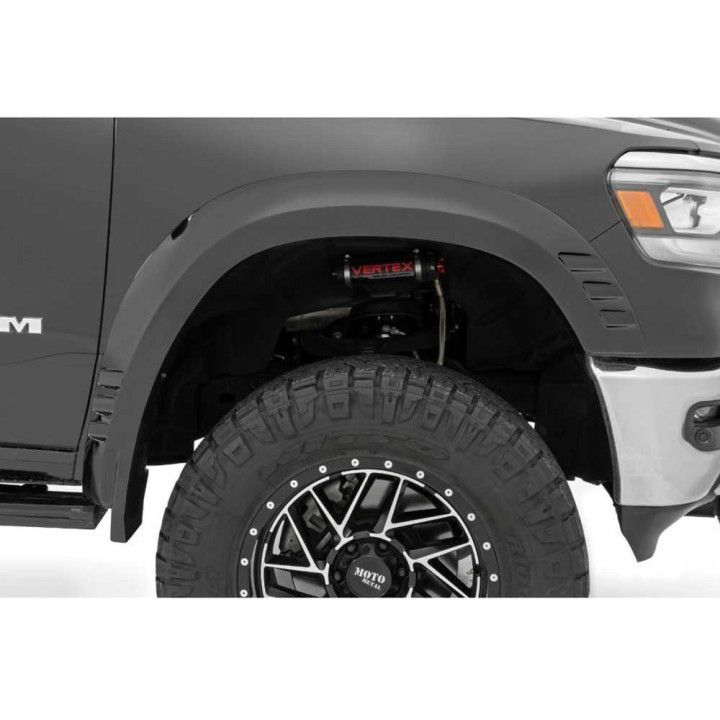 Front and Rear Fender Flares, Rough Country SF1, Dodge RAM 1500 2019 - 2024 - EDK.ro