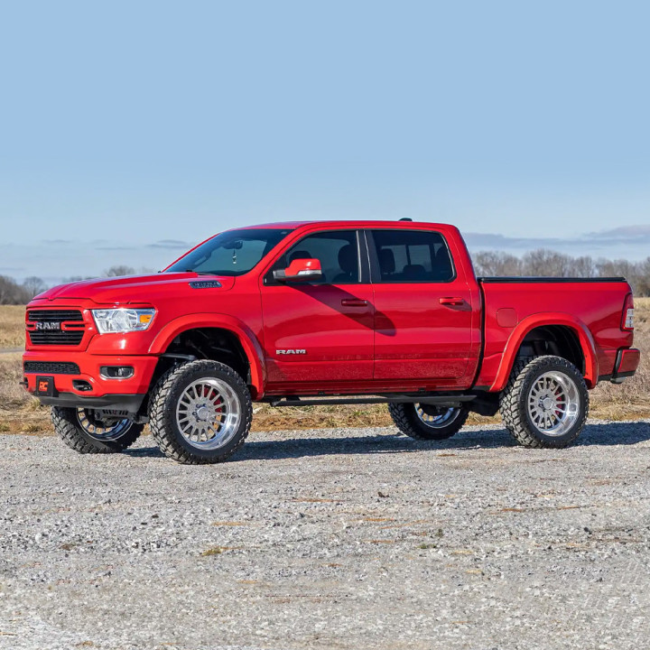 Front and Rear Fender Flares, Rough Country Sport, Dodge RAM 1500 2019 - 2024 - EDK.ro