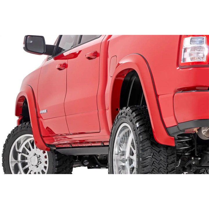 Front and Rear Fender Flares, Rough Country Sport, Dodge RAM 1500 2019 - 2024 - EDK.ro