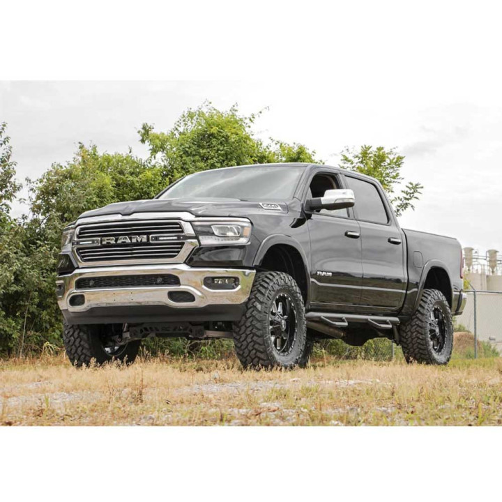 EC Approved LED Projector Integration Kit for Grille, Rough Country Dual LED grille kit 6" Chrome Series, Dodge RAM 1500 2019 - 