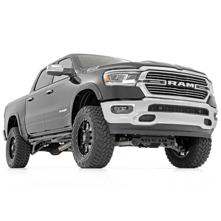 EC Approved LED Projector Integration Kit for Grille, Rough Country Dual LED grille kit 6" Chrome Series, Dodge RAM 1500 2019 - 