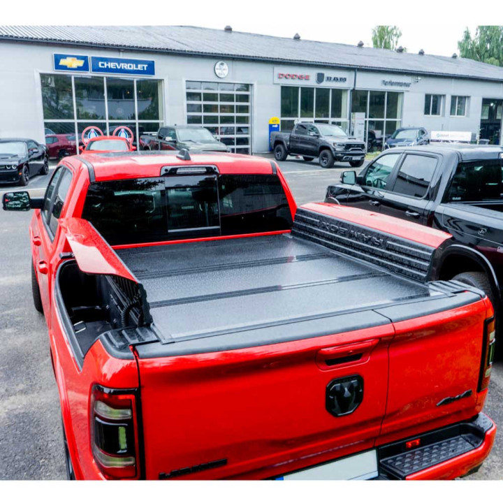 Lid Tonneau Bed Cover, OFD Tri-Fold, Dodge RAM 1500 2019 - Present - EDK.ro