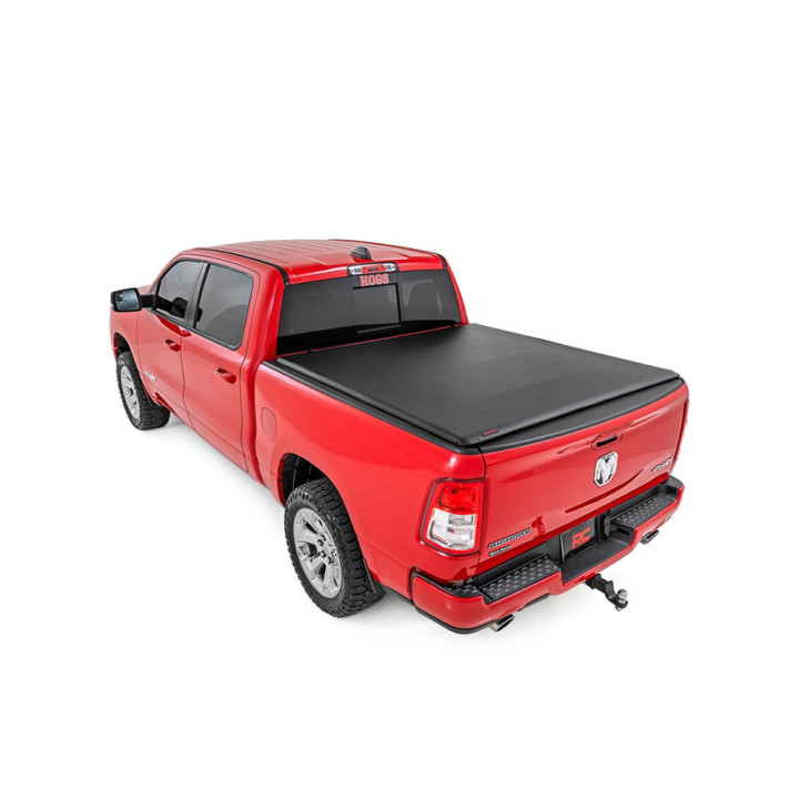 Soft Top Tonneau Bed Cover, Rough Country Roll, Chevrolet Colorado / GMC Canyon Bed Length 5.7 Feet 2014 - Present - EDK.ro