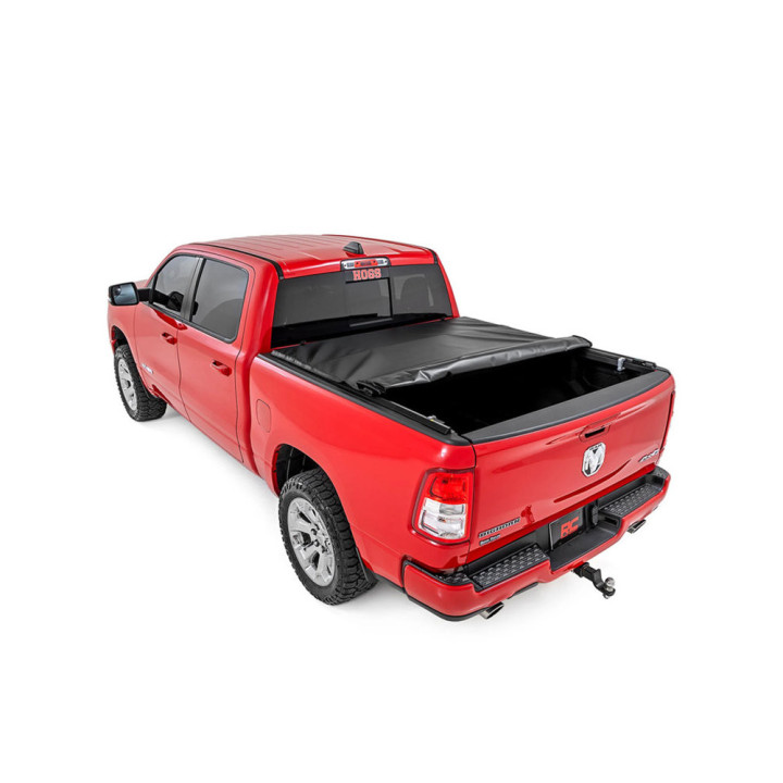 Soft Top Tonneau Bed Cover, Rough Country Roll, Chevrolet Colorado / GMC Canyon Bed Length 5.7 Feet 2014 - Present - EDK.ro