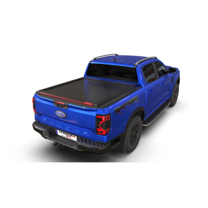 Spring Assisted Roll Top Tonneau Bed Cover, Tessera 4x4 Roll+, Ford Ranger Raptor Double Cab 2023 - Present - EDK.ro