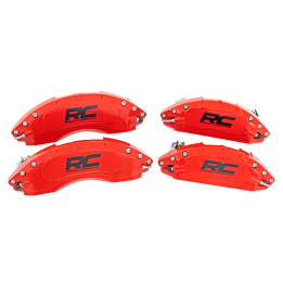 Brake Caliper Covers Red, Rough Country, Dodge RAM 1500 2019 - Present - EDK.ro