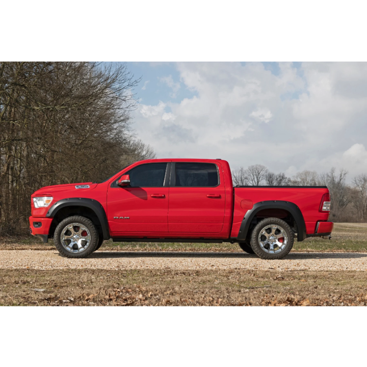 Capace Etrier Frână Roșii, Rough Country, Dodge RAM 1500 2019 - Prezent - EDK.ro