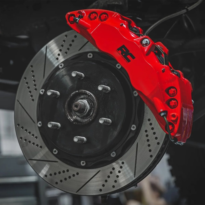 Brake Kit with Vented Discs, Rough Country, Dodge RAM 1500 2019 - Present - EDK.ro