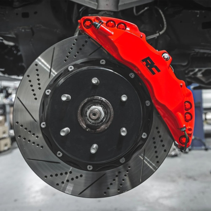 Brake Kit with Vented Discs, Rough Country, Dodge RAM 1500 2019 - Present - EDK.ro